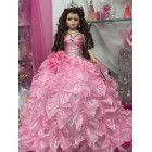 Wedding Bridal Sweet 16 Mis Quince Anos Pink Doll Centerpiece Keepsake